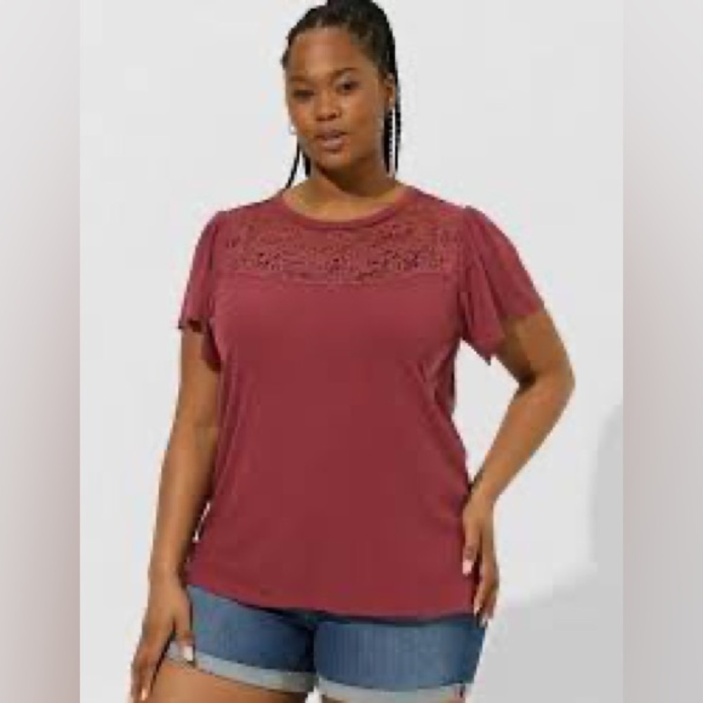 Torrid Pinkish Red top
